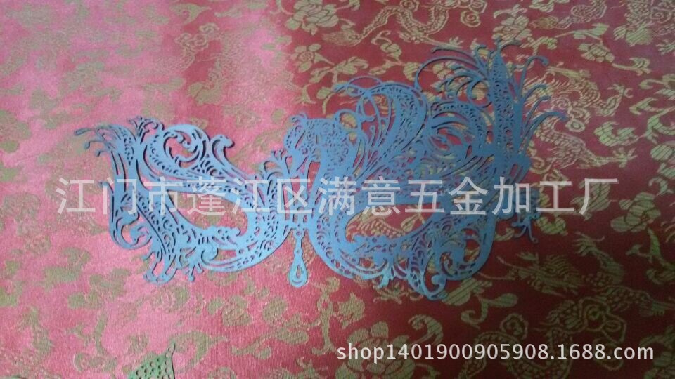 产品大全 厂家直销 各种金属雕花眼罩 金属蚀刻工艺品加工 金属蚀刻