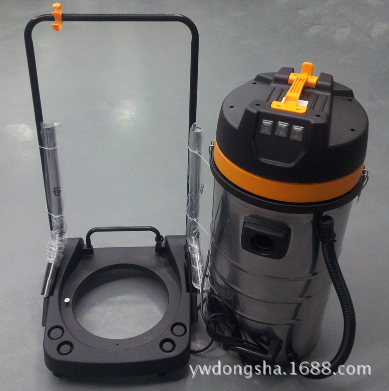 100l双电机工业吸尘器 3000w干湿两用吸尘器