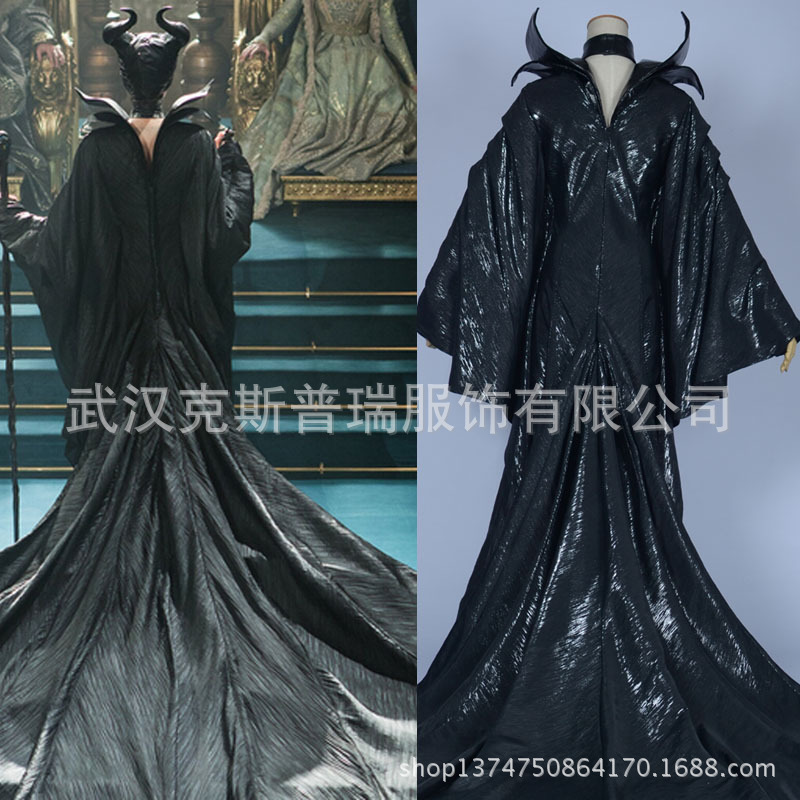 迪士尼沉睡魔咒玛琳菲森maleficent 安吉丽娜朱莉同款