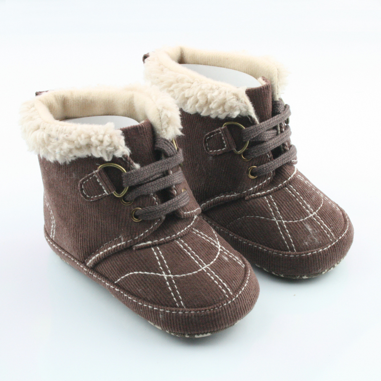 厂家直销婴儿鞋高筒保暖棉鞋 图片