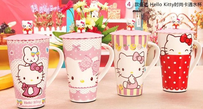 水杯-600027++创意韩国小熊爱心diy贺卡杯+变