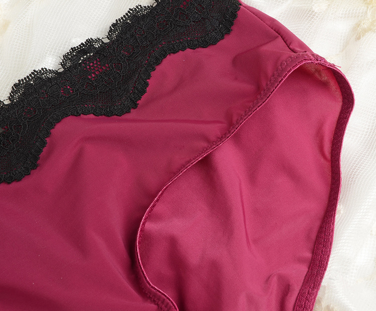 外贸正品<em>文胸</em> <em>酒红色</em>蕾丝缎带欧美内衣<em>套装</em> 调