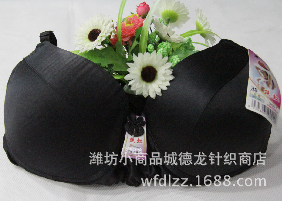 【丝虹<em>真丝无钢圈</em>无痕内衣<em>文胸</em>B杯桑蚕丝360