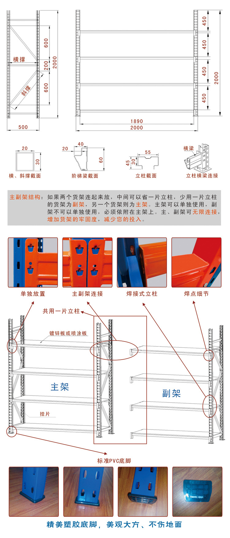 轻型货架产品细节1