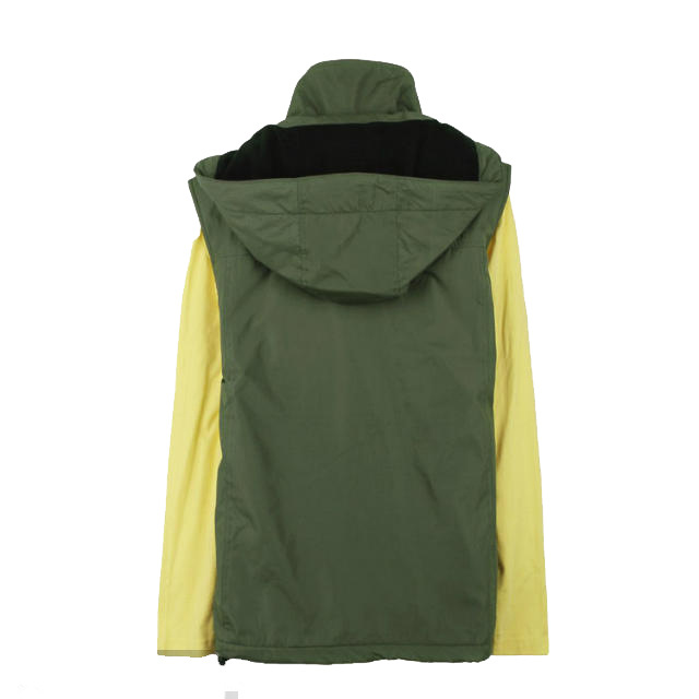 军绿棉马甲后副本