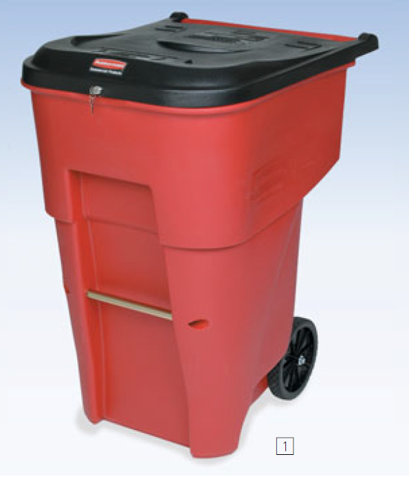 批发采购垃圾桶-医疗废料可推式垃圾桶 适合收