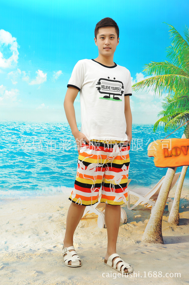 【爆款韩版 情侣装 <em>男女短裤</em> 沙滩裤 厂家<em>批发</em> 