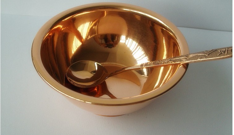 【纯铜餐具铜碗铜筷子铜勺子材质黄铜补铜补充