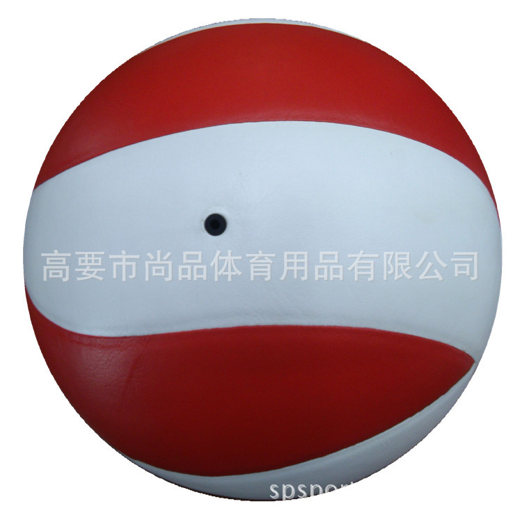 贴皮排球红白3