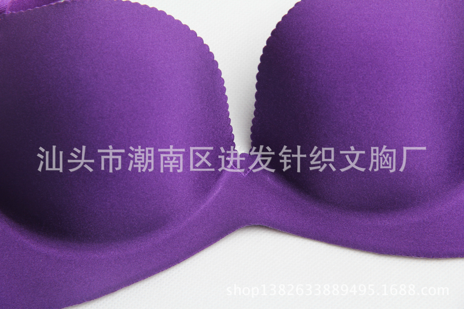 <em>文胸</em>-工厂直销 荧光色露背<em>交叉</em>带<em>半杯文胸</em> <em>加厚</em>