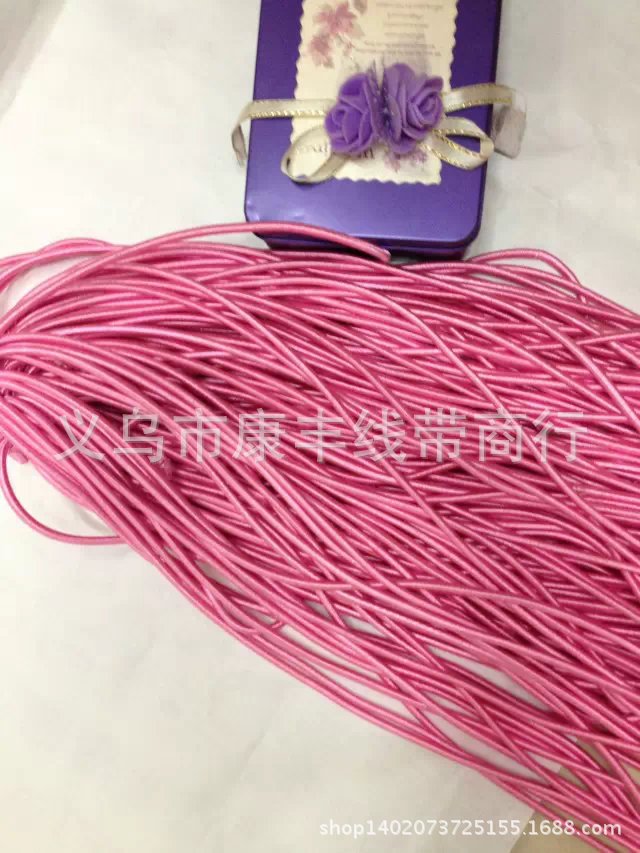 2.0彩色圆松紧带16