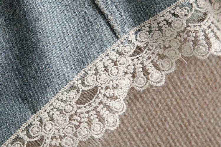 【2014<em>新款</em>蕾丝水洗<em>牛仔马甲</em>】价格,厂家,图片
