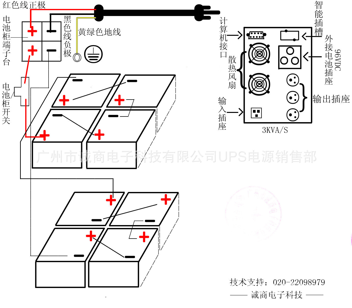 3ks_8节蓄电池连接图
