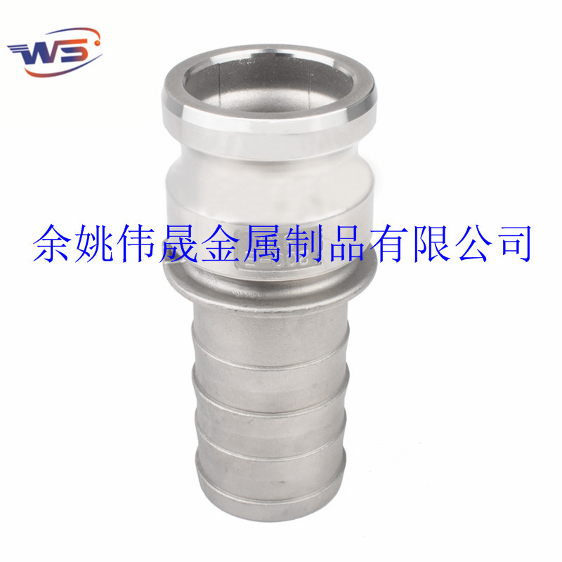 宁波工厂批发316不锈钢软管接头 DN32 PVC水带管子接头