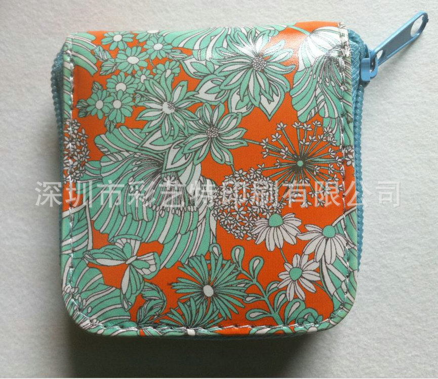 pu皮印刷效果