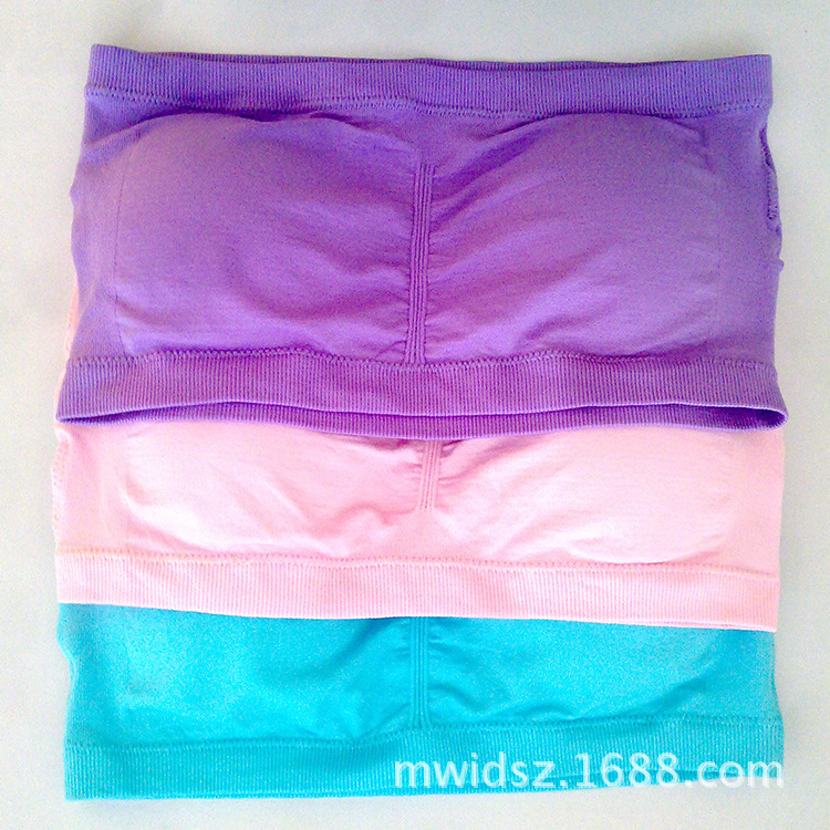 外贸Bandeau bra <em>一字文胸</em> 裹胸 抹胸 女士打底