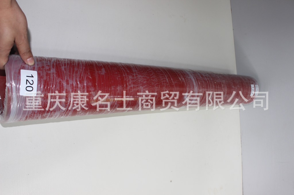 耐火胶管KMRG-1064++499-胶管120X1100-内径120X钢丝胶管,红色钢丝无凸缘无直管内径120XL1000XH130X-1