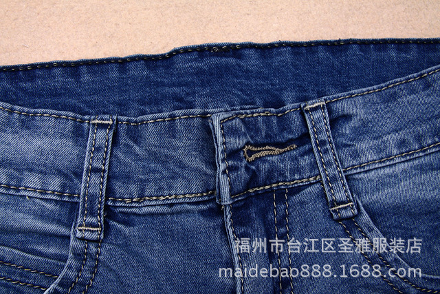【【五星品质】供应新潮个性牛仔短裤 有弹力
