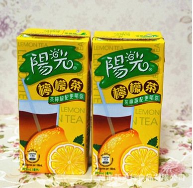 香港进口阳光柠檬茶 375ML美味阳光茶 柠檬茶 375ml*24 图片_高清大图 - 阿里巴巴