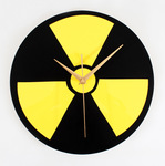 生化危机 反核辐射标志挂钟 时尚创意家饰墙面时钟表 核辐射泄漏