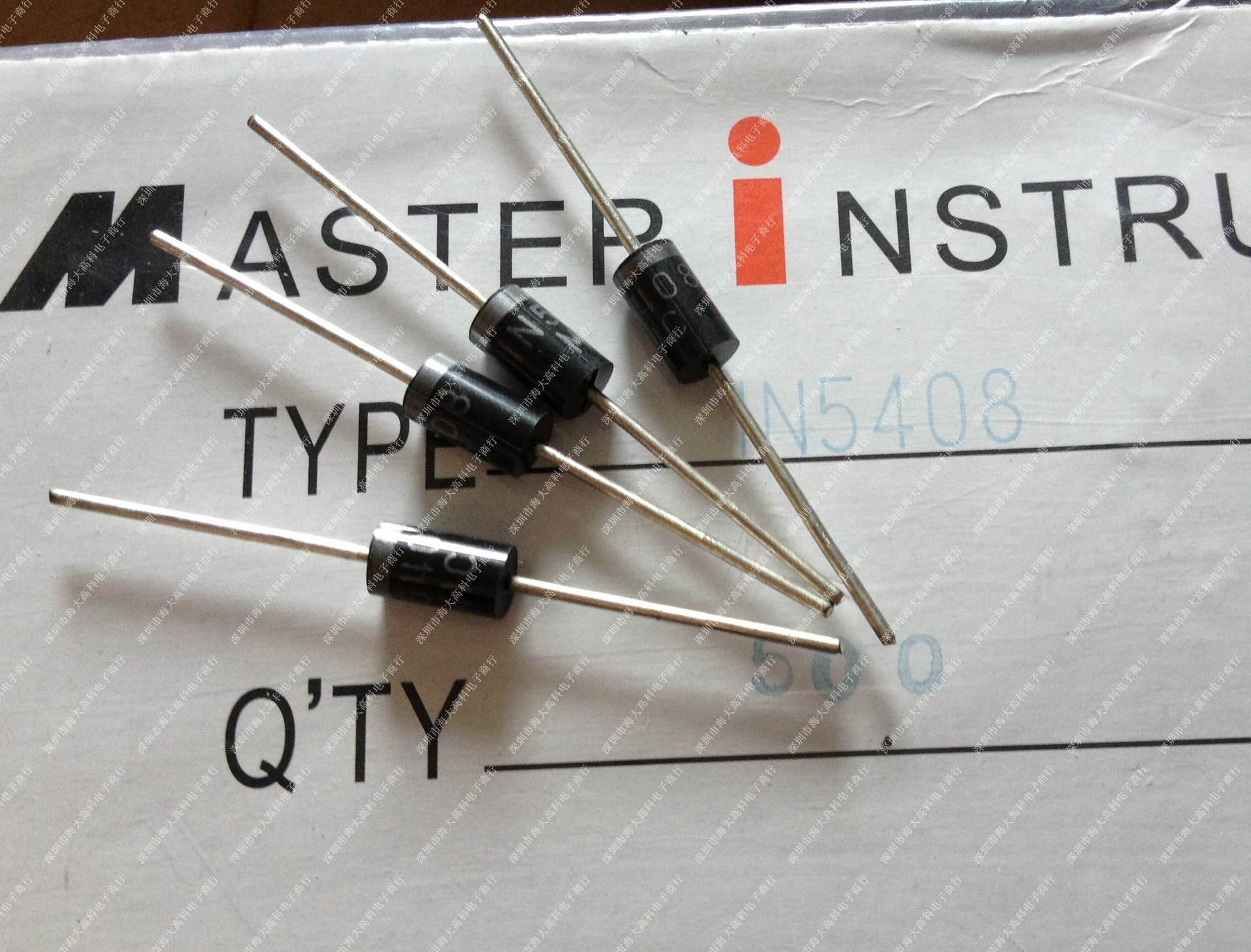 整流二极管 1N5408 IN5408 DO-27 3A 1000V