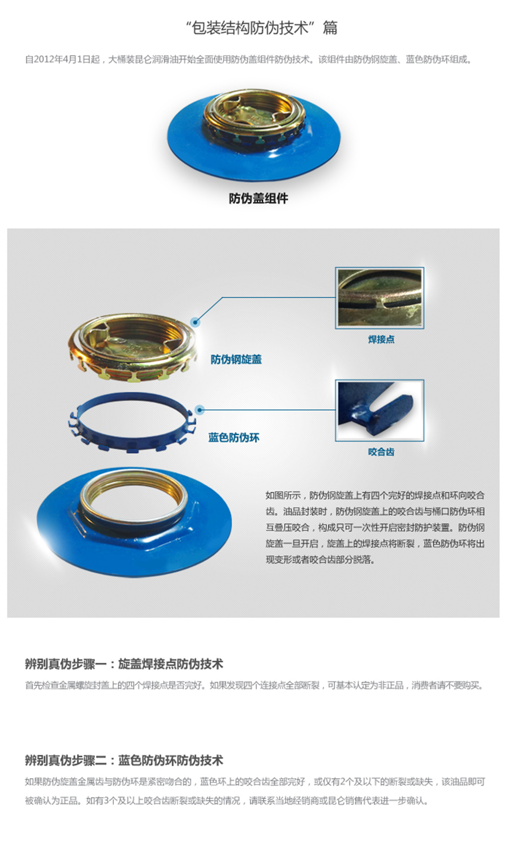 昆仑包装结构防伪