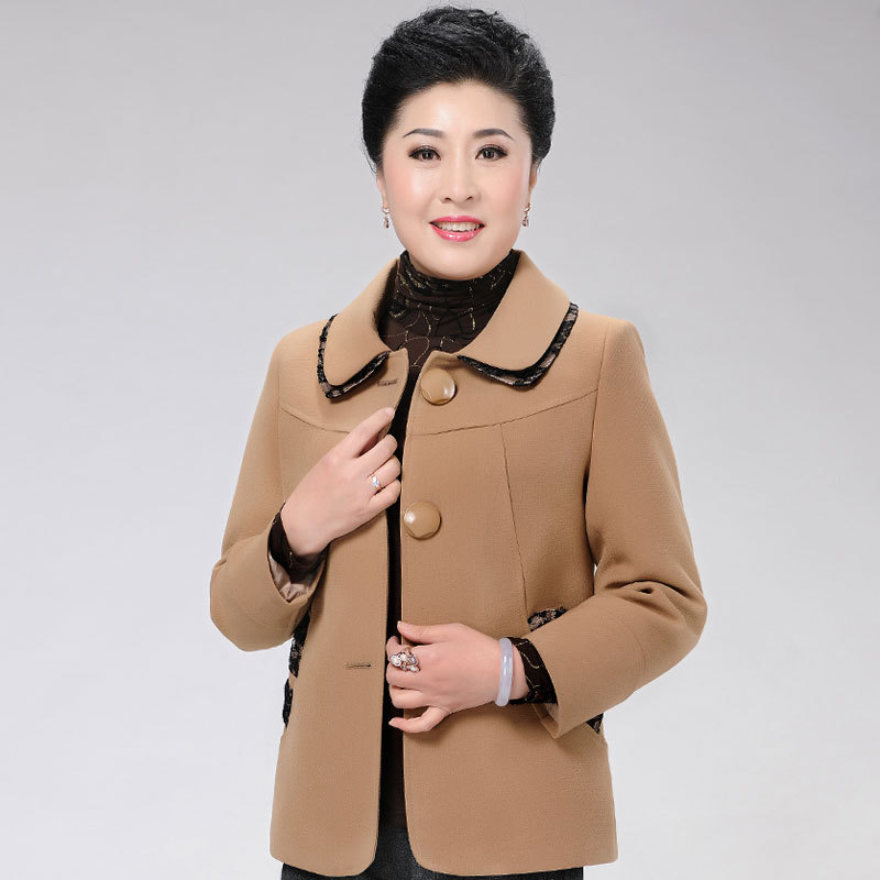 <em>品牌</em>中老年<em>春装</em>女<em>外套</em>中年<em>女装</em>2014新款服装