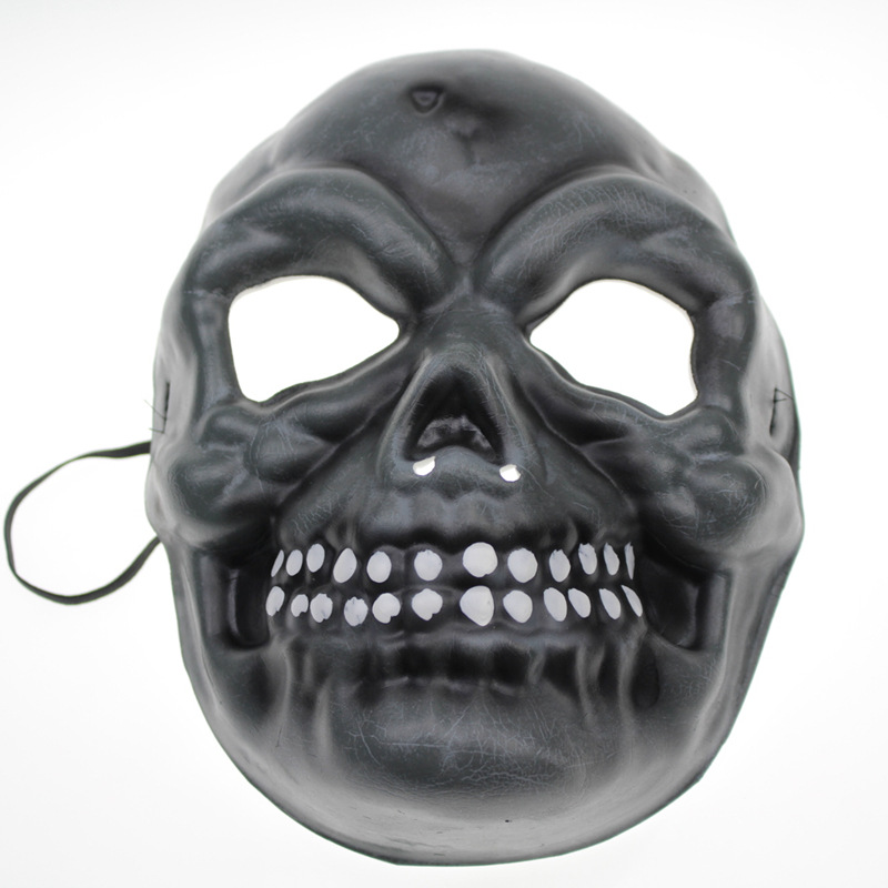 【整人万圣节厂家面具恐怖单片魔鬼面具惊声尖