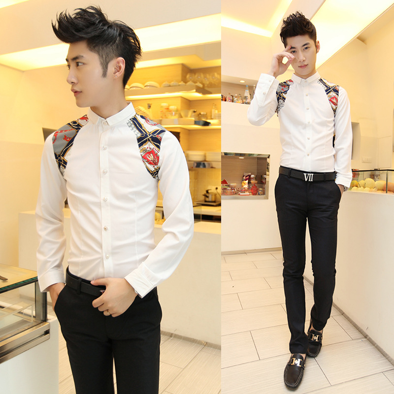 新款时尚夜店衣服<em>发型师</em>服装美发工作服酒店修