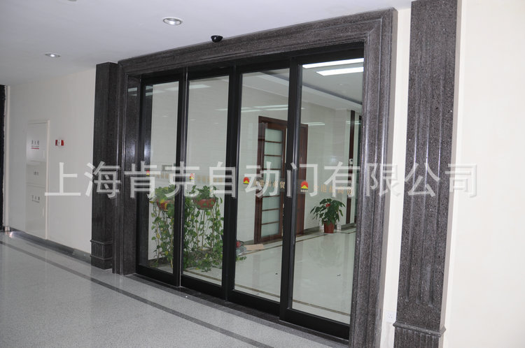 【厂家销售 电磁不锈钢感应门 便利店玻璃感应