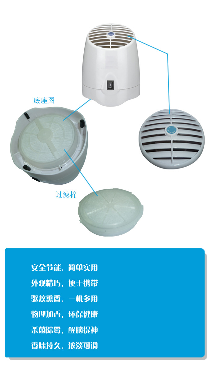 gl-8138静音专业除雾霾甲醛pm2.5净化器家用空气净化器