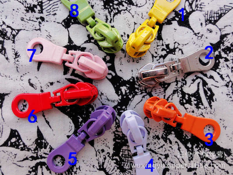 拉链头-5号树脂拉链头 儿童服装专用拉头-拉链