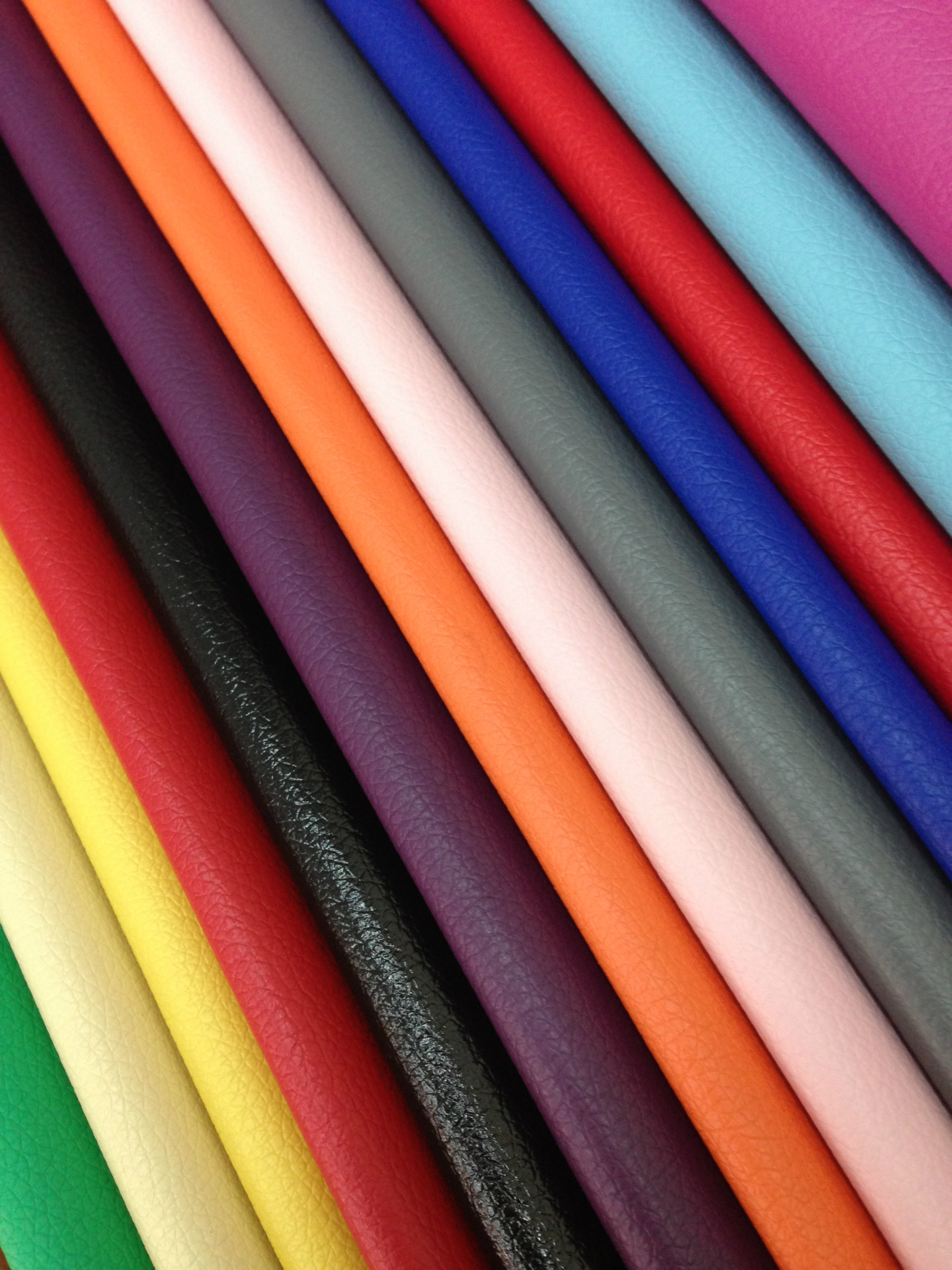 华夏皮革 厂家直销PVC 人造革 小荔枝纹 图片