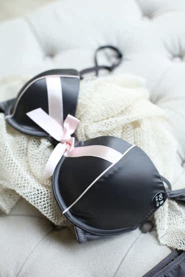 <em>文胸</em>-直销外贸原单<em>法国</em>贡缎<em>蝴蝶</em>结<em>文胸</em>套装-文