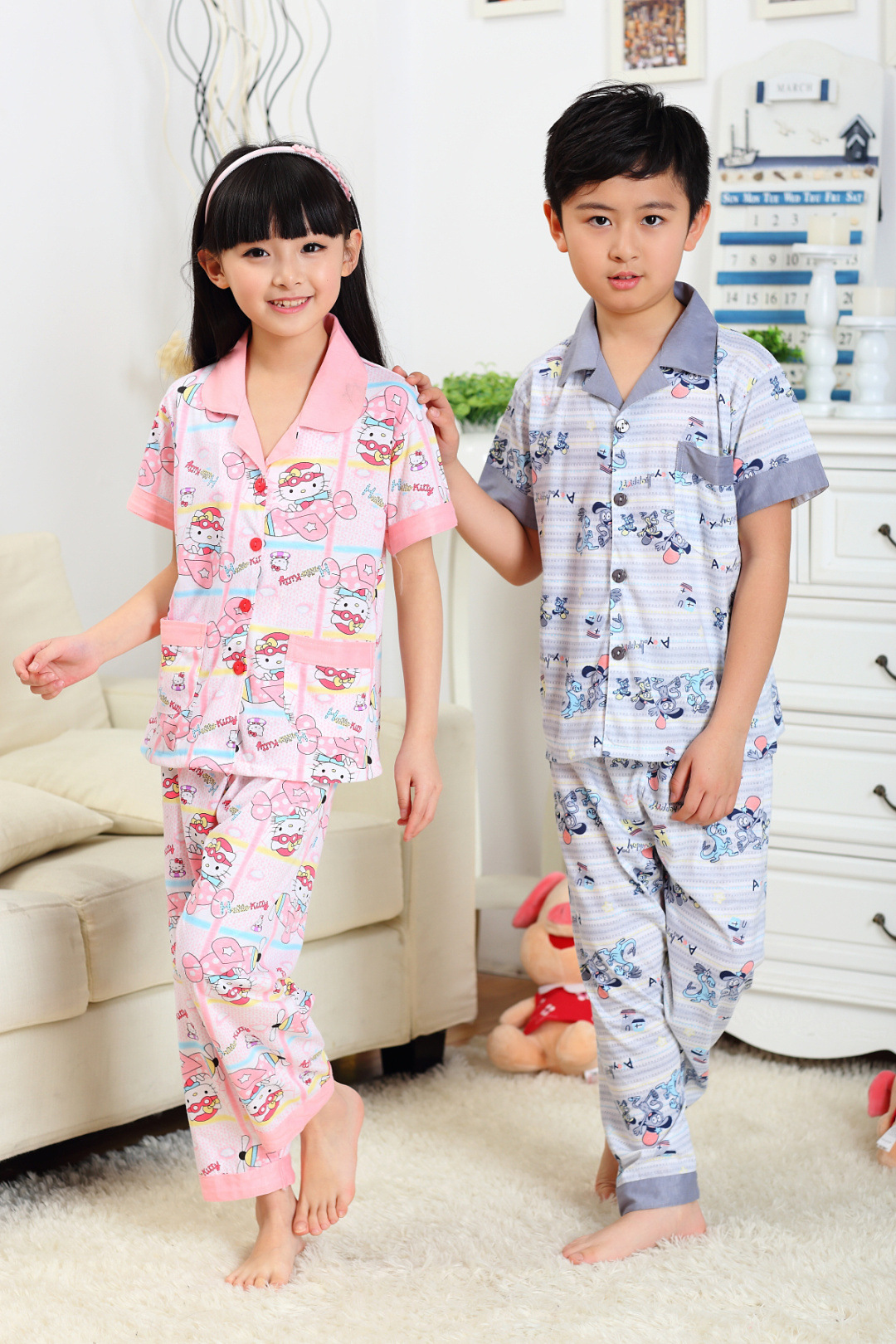 <em>睡衣</em>、家居服、<em>睡袍</em>、浴袍-夏季新款 <em>睡衣</em> <em>男童</em>