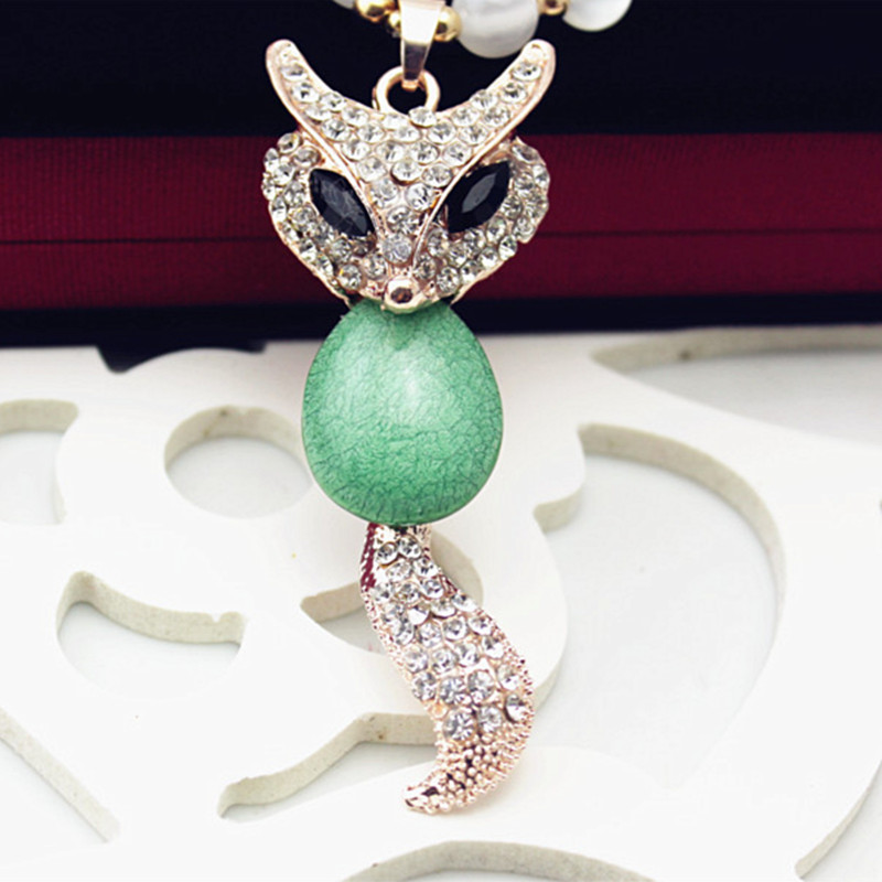 小狐狸<em>毛衣链批发</em>长款韩版新款爆款全网热销时