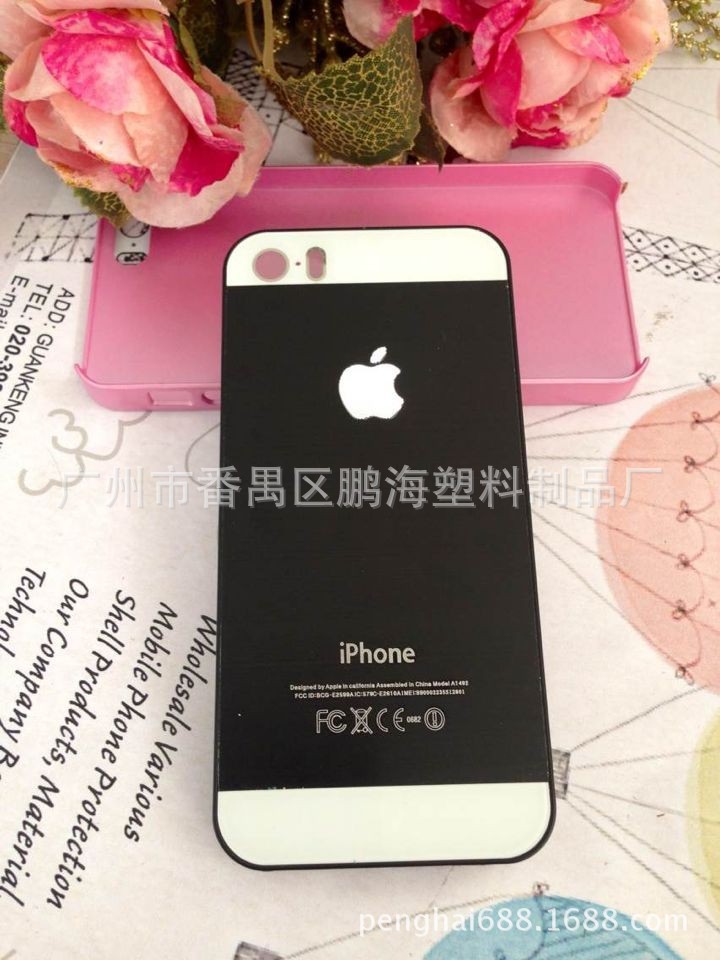 iphone5双色亚克力手机保护壳 防刮花镜面手机