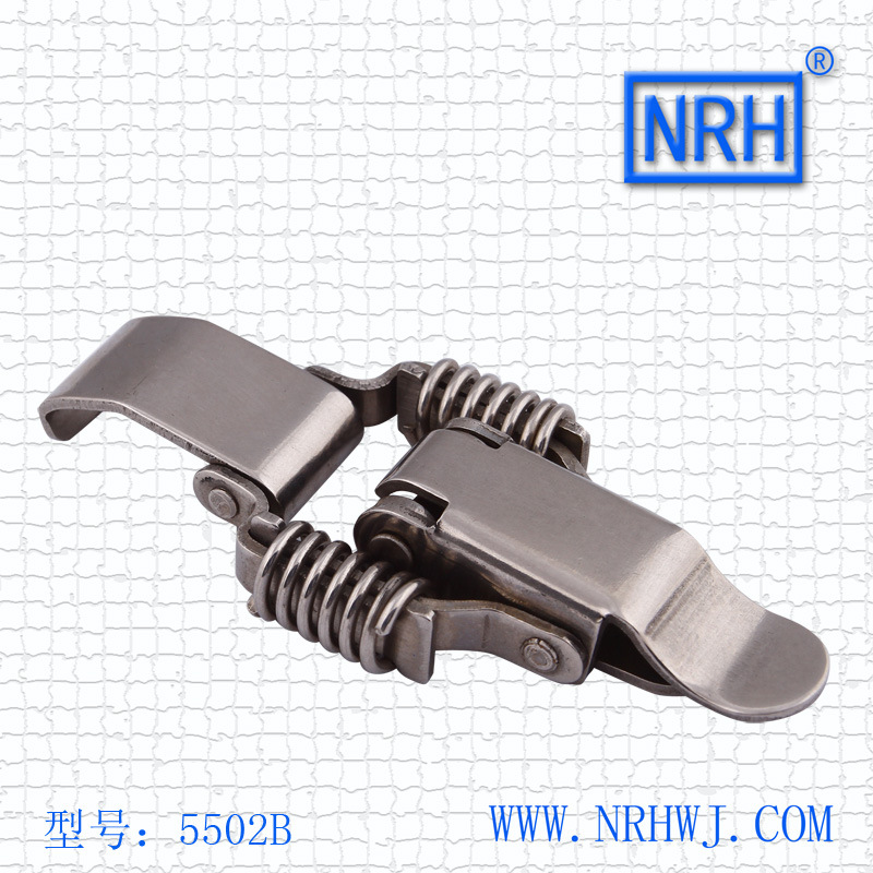 纳汇nrh-5502b铁镀镍弹簧搭扣 箱扣 搭扣 工业五金 门扣锁
