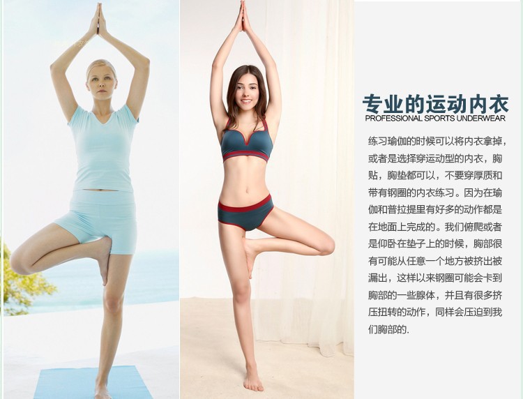<em>文胸</em>-撞色无缝无<em>钢圈</em>背心<em>式</em>运动<em>文胸</em> 聚拢零束