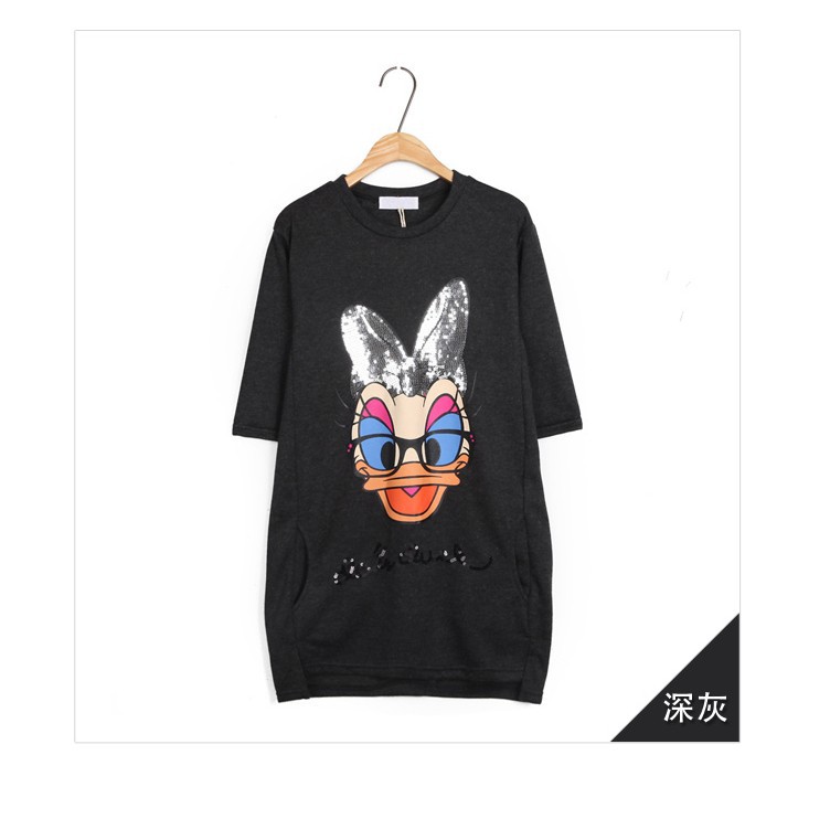 2014春装新款 韩国原宿风圆领打底女生短袖t恤