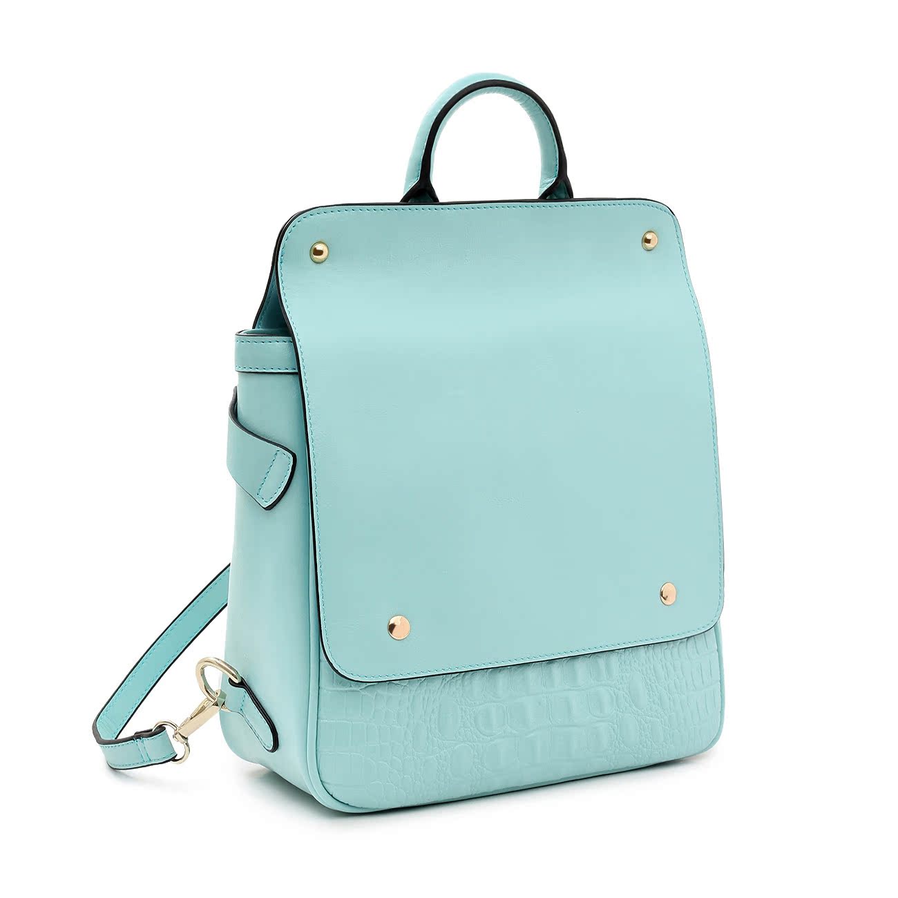 春夏季新款欧美风范潮流女士双肩背包 时尚真