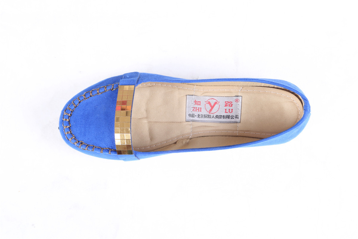 单鞋-知路老北京布鞋休闲亮片<em>鸡皮</em>绒<em>女鞋</em>孕妇