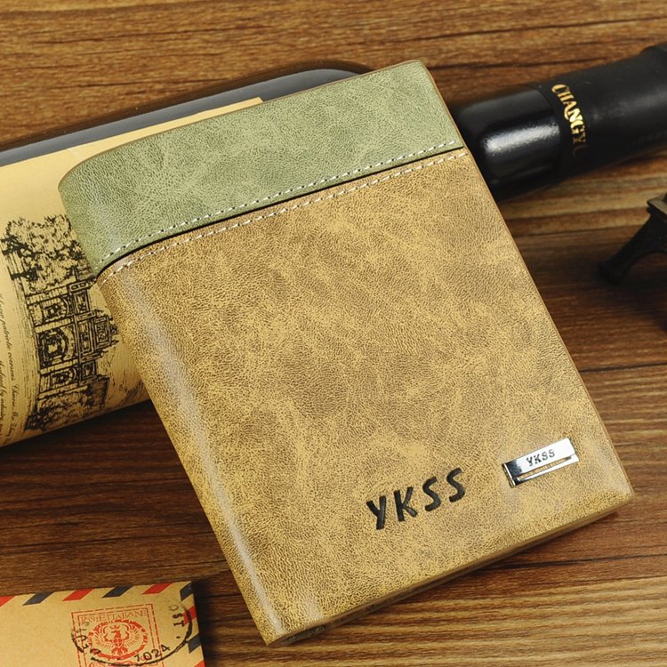 兩拼淺黃色豎款