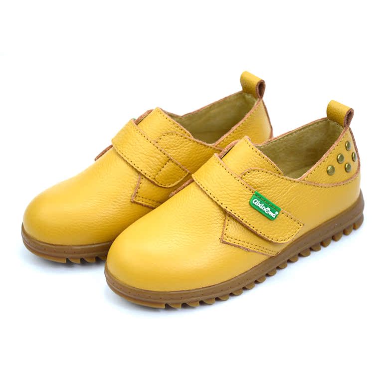 2014春秋款韩版真皮儿童软底单鞋  豆豆鞋 男童单鞋小皮鞋春鞋