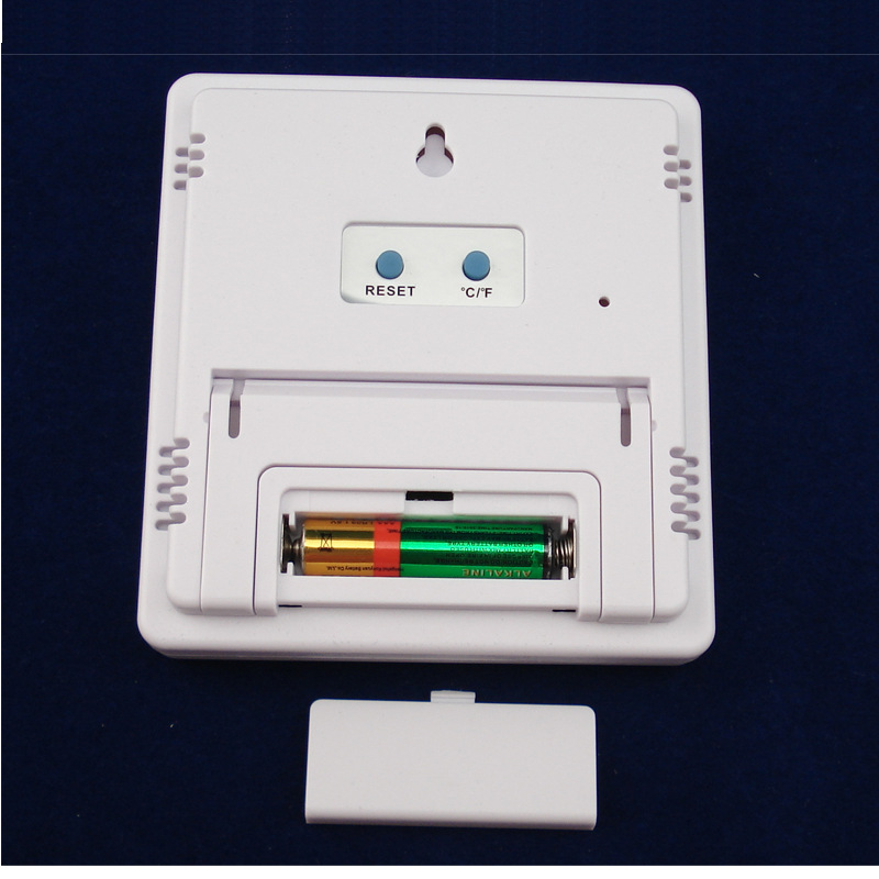 【厂家供应 家庭室内外温湿度计 温度湿度时间