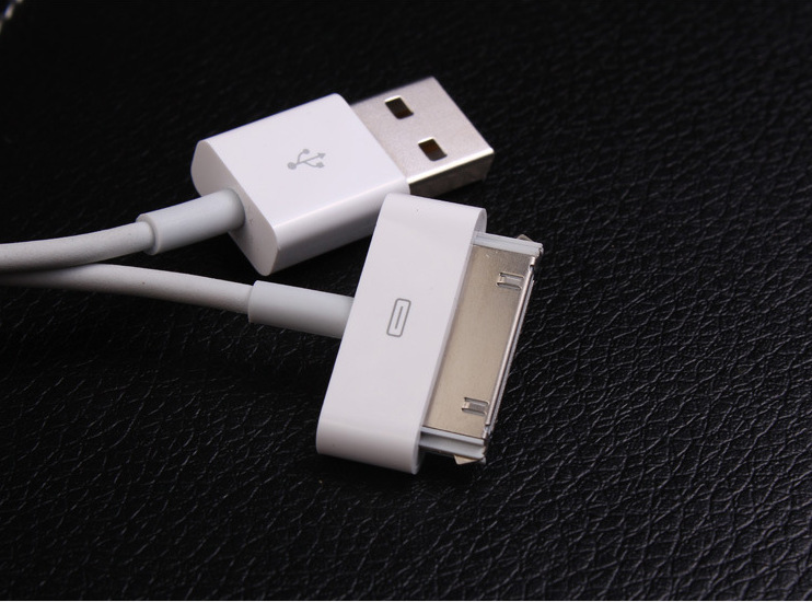 高品质iphone4g铜丝编织数据线 苹果4s手机ipad平板usb数据充电线