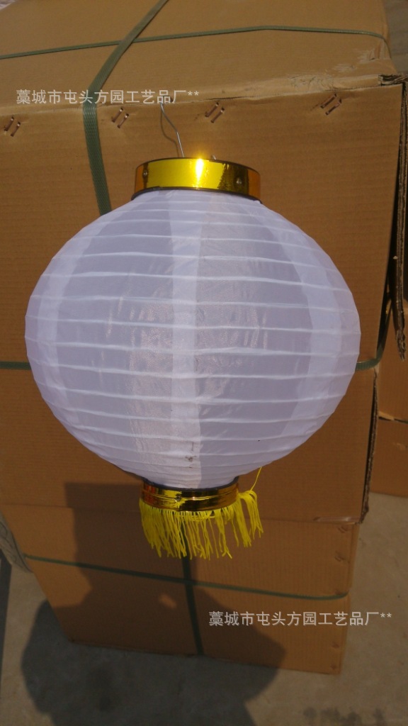 【殡葬用品 10寸 12寸韩式灯笼白色 清明节扫墓 祭祀白事灯笼 灯