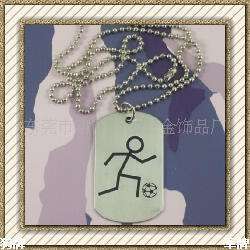 足球小人儿狗牌|足球队队牌|直接厂家|专业生产