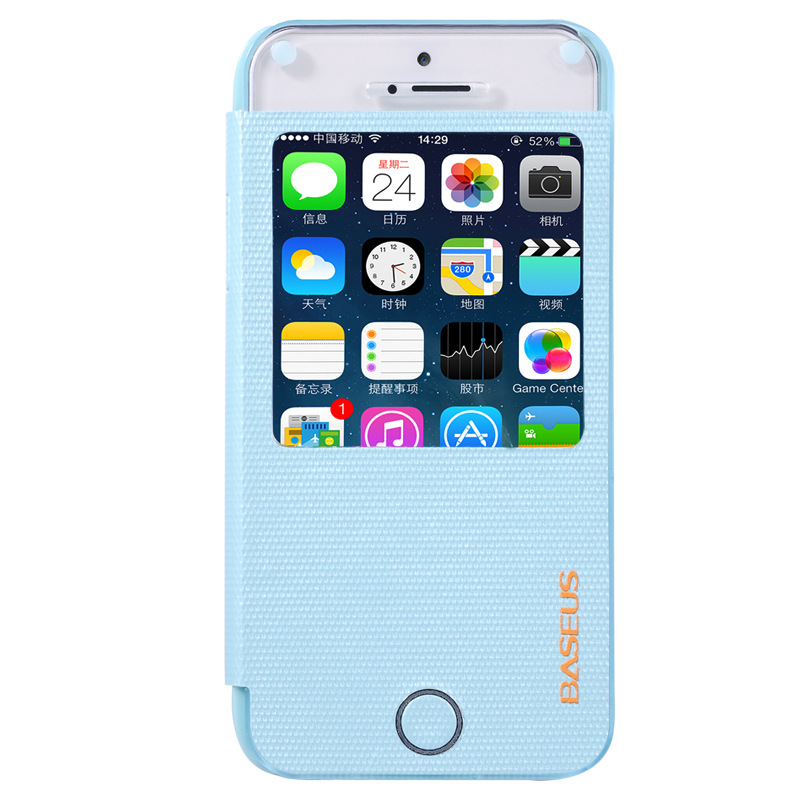 蘋果iphone 5S 高清視窗皮套IPHONE 5 玻衣皮套 倍思正品工廠,批發,進口,代購