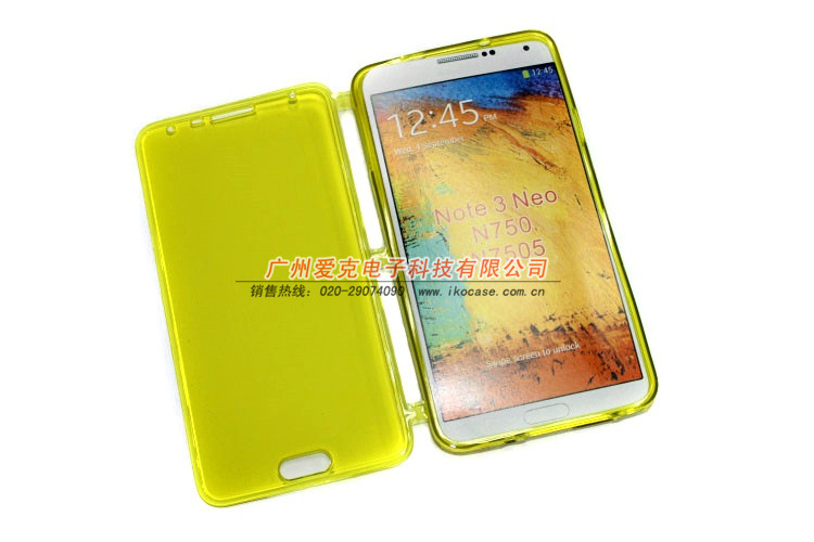三星 Note3 Neo透明翻盖手机壳 7